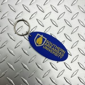 Keyring - Oval Blue SAU