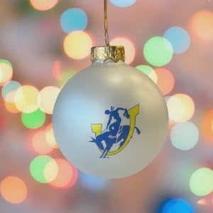 Ornament- White Mulerider