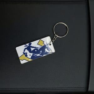 Keychain - White Mulerider